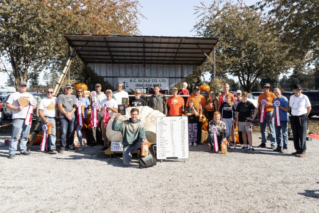 Group Photo BC's Giant Pumpkin Growers 2026